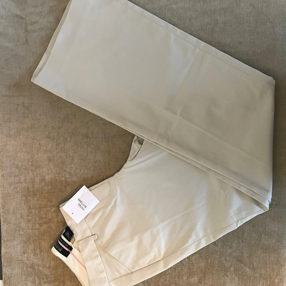 BODY BY VICTORIA CHRISTIE FIT PANT-CREAM